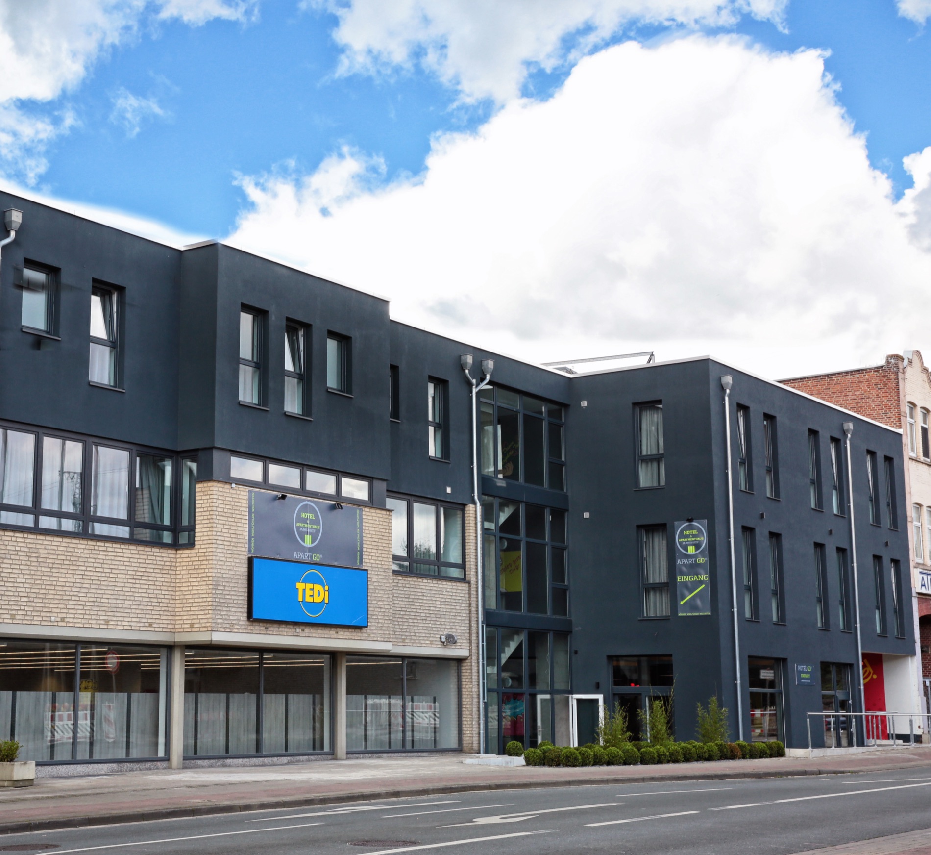 Das GO 25 an der Sophienstraße